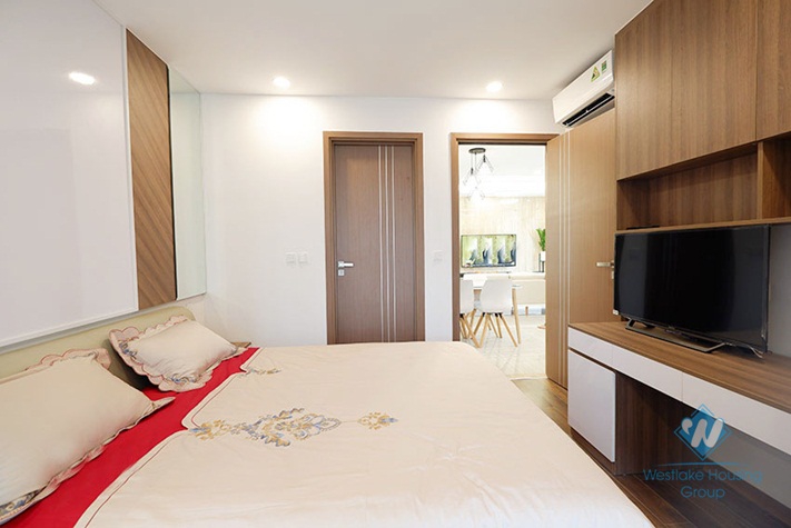 Nice and clean two bedrooms apartment for rent in Ciputra Urban, Tay Ho district, Ha Noi